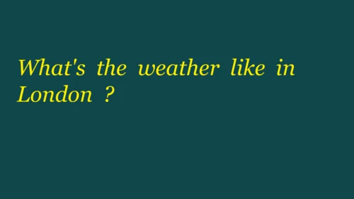 Unit3 Weather PartB Let’s learn & Let’s play 课件（共5