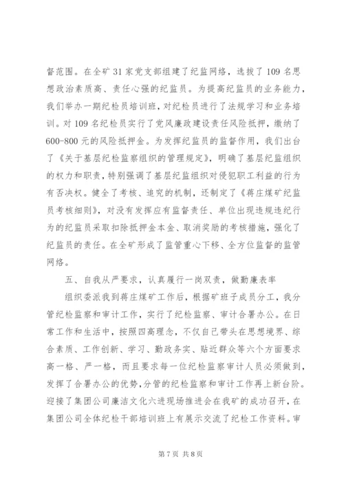 某年公司纪委书记述职报告范文.docx