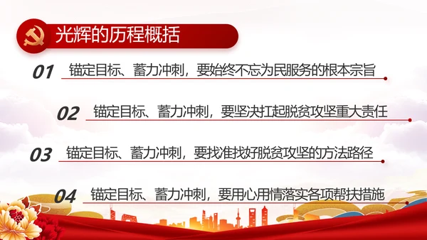 红色大气党建廉政述职报告动态PPT