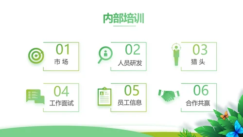 绿色清新乡村振兴动态PPT模板
