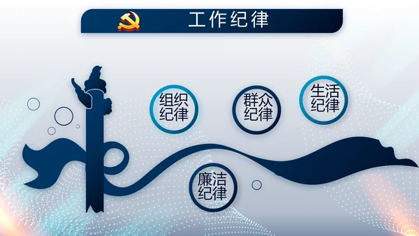 蓝色科技感公安科技信息化建设动态PPT模板