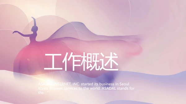 莫兰迪风格舞蹈大赛比赛PPT动态模板