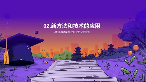 历史学新技术应用PPT模板