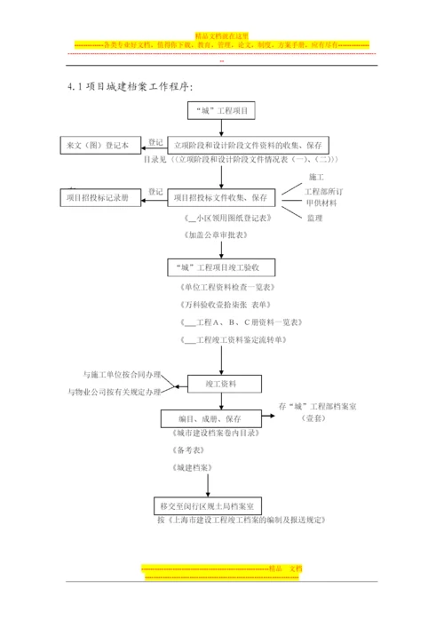 工程档案管理工作程序-.docx