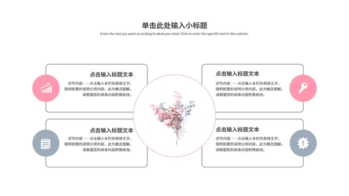 粉色小清新竞聘述职报告PPT模板