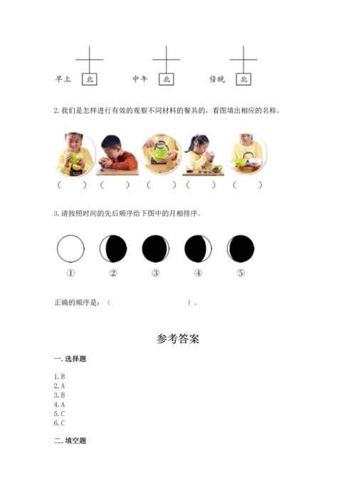 教科版科学二年级上册《期末测试卷》及参考答案（夺分金卷）.docx