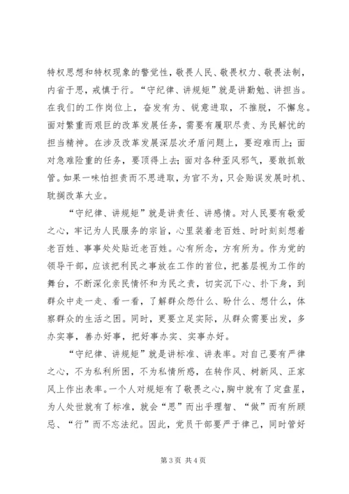 学党章守纪律讲廉洁做表率 (3).docx