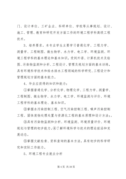 环境工程专业个人职业规划书.docx