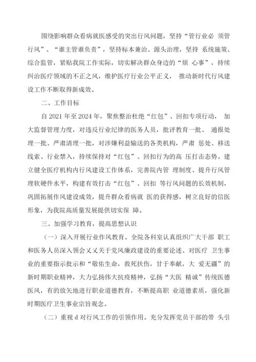 2022年医疗机构工作人员廉洁从业工作实施方案3.docx