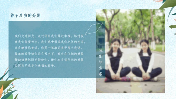 青春纪念册毕业季电子相册通用PPT模版