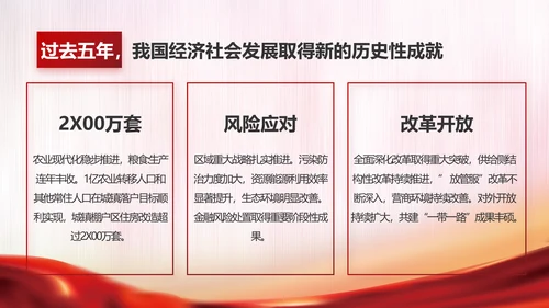 红色大气党建党支部年终工作计划PPT