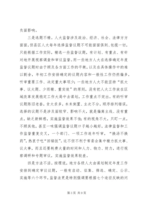 人大监督问题调研报告.docx