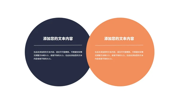 橙色扁平风物业公司宣传介绍PPT模板