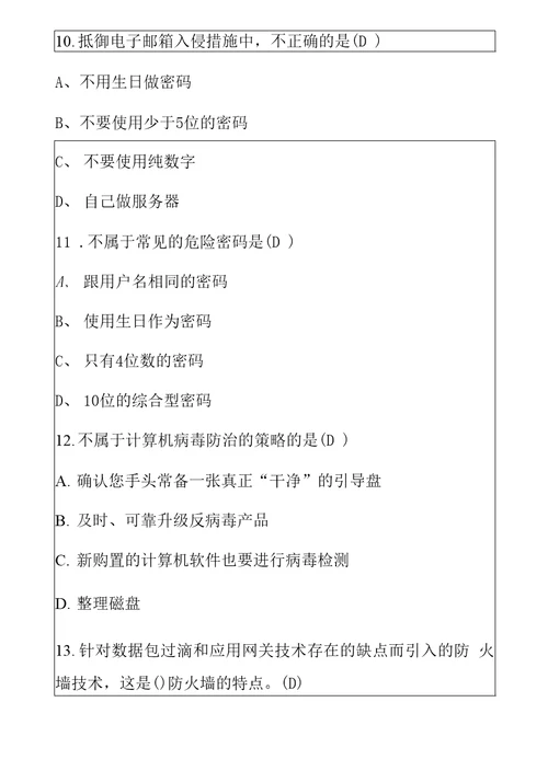 2021网络安全教育知识竞赛试题库最新版含答案