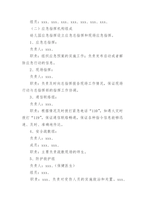 幼儿园防踩踏事故应急演练方案.docx