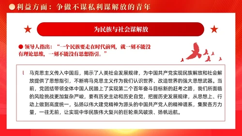 红色党建广大青年要在奋进新征程中争当先锋党课ppt