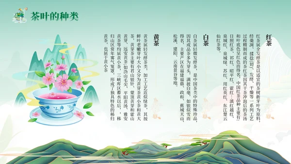 飘香茶园中国茶文化通用PPT模板