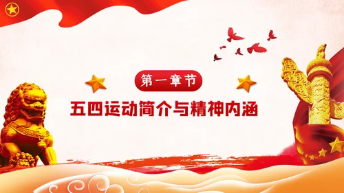 弘扬五四精神做新时代合格共青团员PPT模板