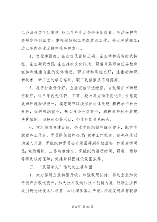 关于在全省非公有制企业中深入开展争当“发展强、党建强”先进企业活动的实施意见.docx