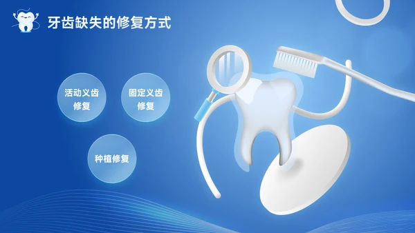 口腔健康牙科牙齿基础知识宣传PPT模板