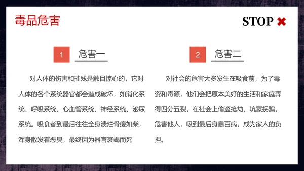 守护生命安全国际禁毒日通用PPT模板