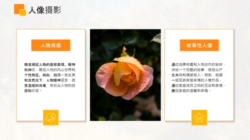 黄色简约风个人作品集PPT模板