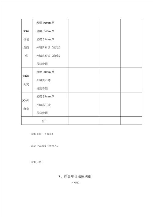 招标投标万科外墙保温及真石漆招标