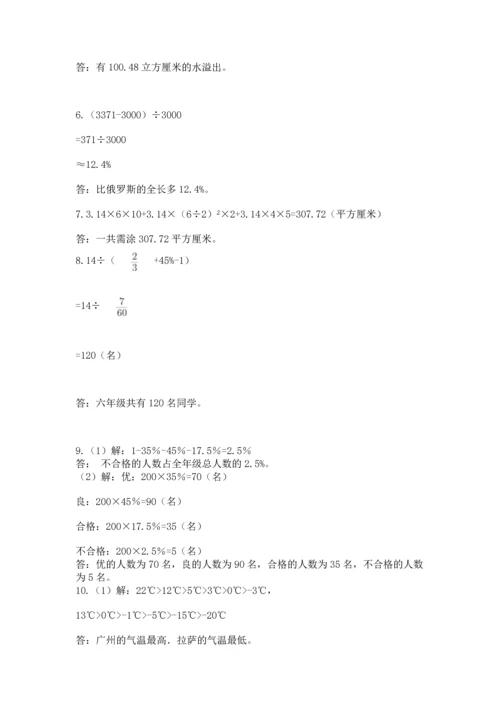 六年级小升初数学应用题50道附参考答案【模拟题】.docx