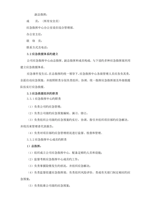 优质建筑企业安全生产应急全新预案.docx