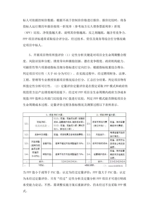 PPP综合项目实施专项方案编制要点总结及绩效管理考核统一标准.docx