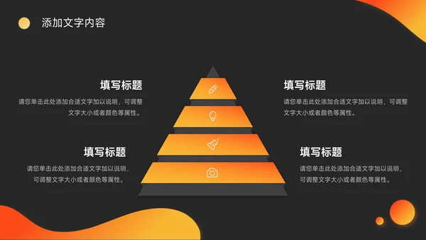 橙色潮流商务工作汇报通用PPT模板