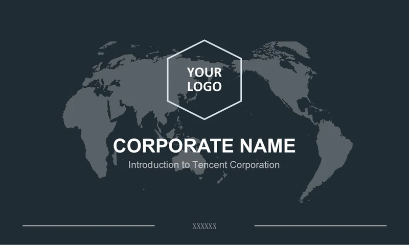 极简蓝色名片设计