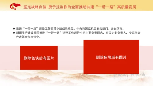 坚定战略自信勇于担当作为第四次“一带一路”建设工作座谈会讲话学习PPT