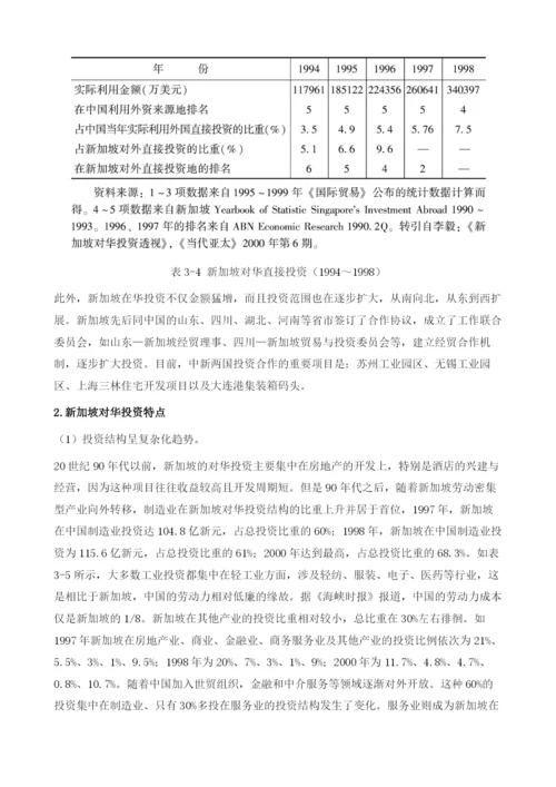 中国与新加坡的经济关系.docx