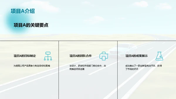 驶向成功的道路