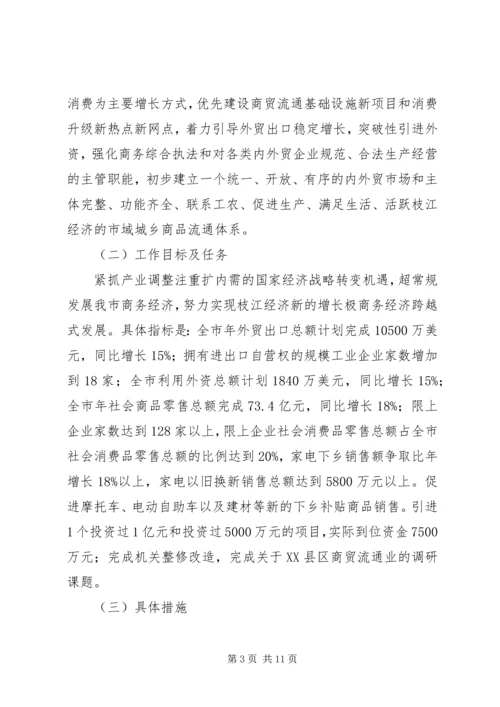 商务工作情况汇报材料.docx