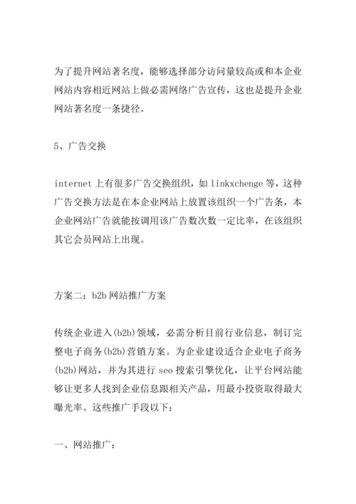 bb网站推广专项方案.docx