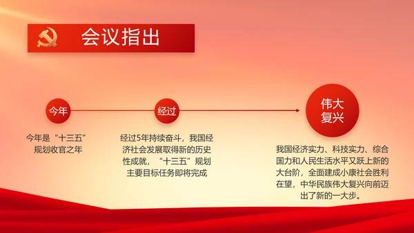 红色大气党建党支部年终述职报告PPT