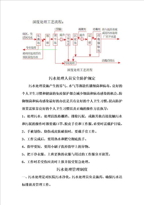 医院污水处理原则