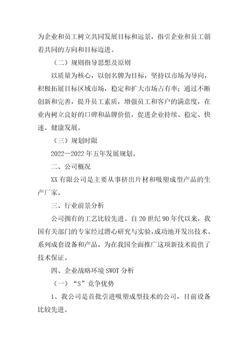 公司管理发展战略规划