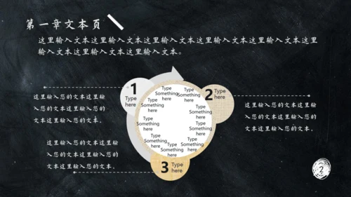 黑板风格通用PPT模板
