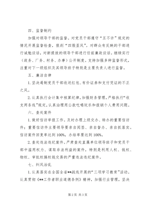 年度党风廉政建设目标责任书.docx