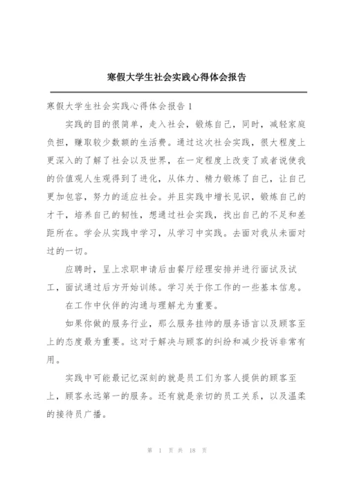 寒假大学生社会实践心得体会报告.docx