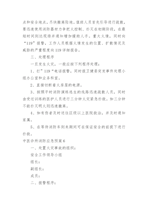 中医诊所消防应急预案_1.docx