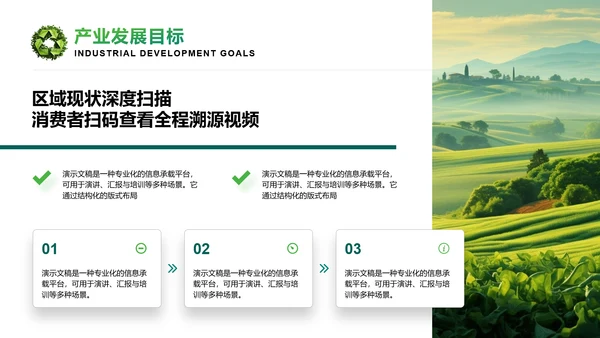 绿色商务风乡村振兴商业计划书PPT模板