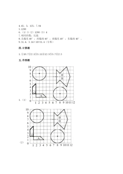 小学数学六年级上册期末考试试卷附答案（满分必刷）.docx