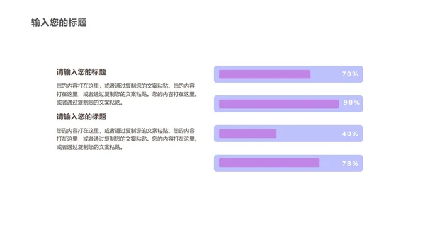 紫色扁平风电脑商务总结汇报PPT模板