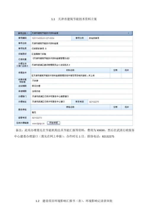 房地产报批报建手续程序流程模板.docx