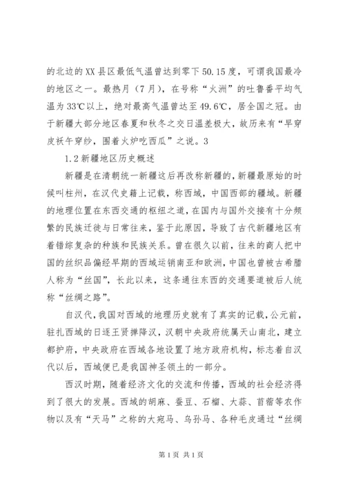 新疆地区安全形势分析 (2).docx