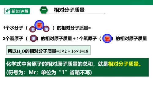 人教版 初中化学 九上 4.4化学式与化合价 第3课时有关化学式的计算 课件(共23张PPT)